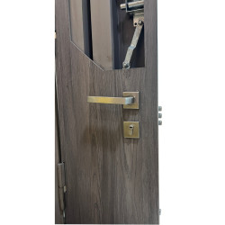 Cerradura alta seguridad Mul-T-Lock multipunto con manijas cuadradas