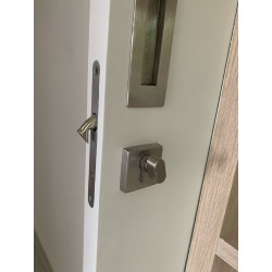 Cerradura puerta corrediza con cilindro de alta seguridad