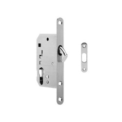 Cerradura puerta corrediza con cilindro de alta seguridad