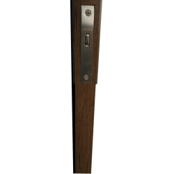 Cerradura puerta corrediza con cilindro de seguridad y manija