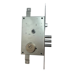 Cerradura alta seguridad Mul-T-Lock multipunto con escudo antibroca