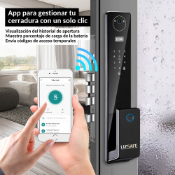 Cerradura Inteligente con reconocimiento Facial 3D | Wifi | Videoportero HD | Tuya