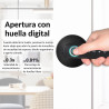 Cerradura digital inteligente - 4 Métodos de Desbloqueo|Aviso de Batería Baja | APP Compatible Android/iOS