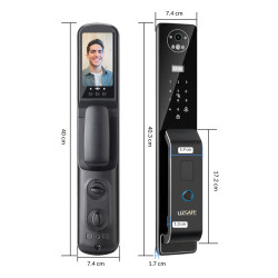 LS 9000 Cerradura Inteligente con reconocimiento Facial | Wifi | Videoportero HD | Tuya
