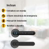 Cerradura digital inteligente - 4 Métodos de Desbloqueo|Aviso de Batería Baja | APP Compatible Android/iOS