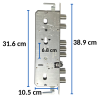 Mortise para cerradura inteligente
