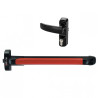 Combo barra antipánico ISEO push cortafuego rojo con Manijas