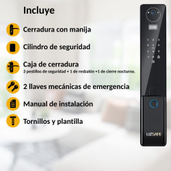 Cerradura Inteligente con reconocimiento Facial 3D | Wifi | Videoportero HD | Tuya