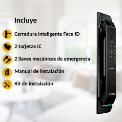 LS 9500 Cerradura Inteligente con reconocimiento Facial | Wifi | Videoportero HD | Tuya