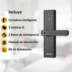 Cerradura Inteligente LS 2000 Wifi Tuya | Control Remoto | Acceso Compartido