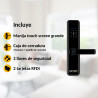 Cerradura biométrica inteligente PREMIUM + TUYA + Cerrojo adicional incluye Instalación