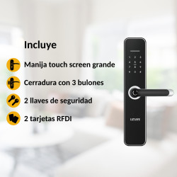 Cerradura biométrica inteligente Liz Safe Large + TTLOCK
