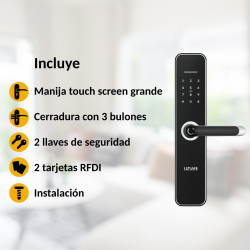 Cerradura biométrica inteligente Liz Safe Large + TTLOCK incluye Instalación