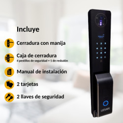 Cerradura inteligente KM9000 con reconocimiento facial 3D