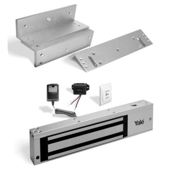 Kit Electroimán 350LB + Botón + Buzzer + Transformador + Soporte ZL