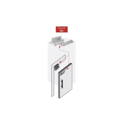 Kit electroiman 350 Lb, soporte ZL, botón fijo, buzzer, transformador y control remoto