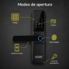 Cerradura Inteligente, con Voz en Español, 5 Métodos de apertura
