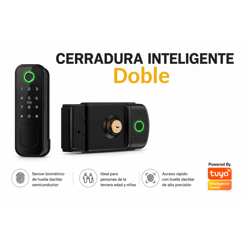 Cerradura sobreponer control salida