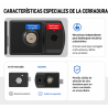 Cerradura sobreponer control salida