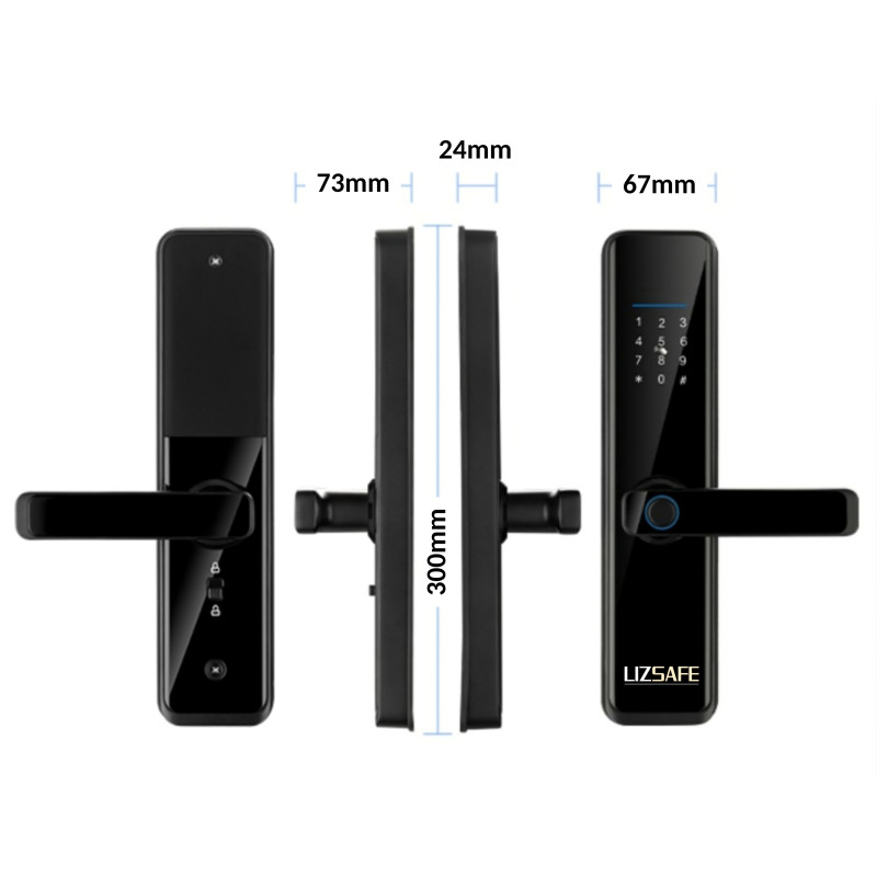 Cerradura inteligente LS 3000 Smart Lock  Wifi Tuya | Biométrica