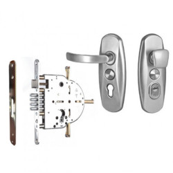 Cerradura Mul-T-Lock 265 de alta seguridad con manijas SH300