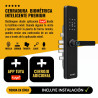 Cerradura biométrica inteligente PREMIUM + TUYA + Cerrojo adicional incluye Instalación