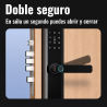 Cerradura biométrica inteligente PREMIUM + TUYA + Cerrojo adicional incluye Instalación