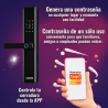 Cerradura biométrica inteligente PREMIUM + TUYA + Cerrojo adicional incluye Instalación