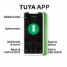 Cerradura biométrica inteligente PREMIUM + TUYA + Cerrojo adicional incluye Instalación