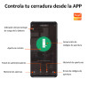 Cerradura biométrica inteligente WIFI con cámara, función de video portero y 5 formas de apertura