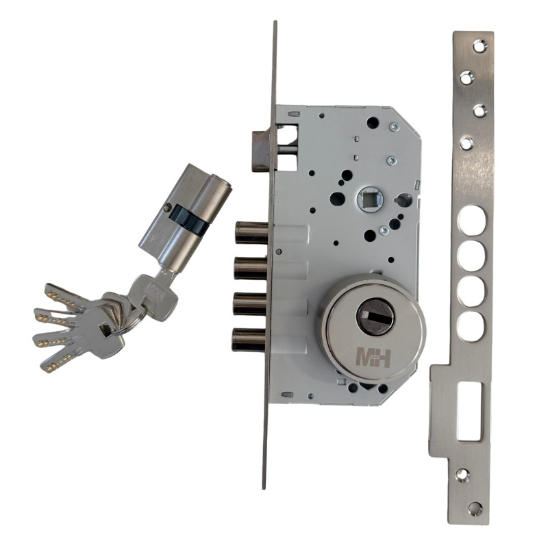 Cerradura entrada principal de alta seguridad  60 mm llave llave