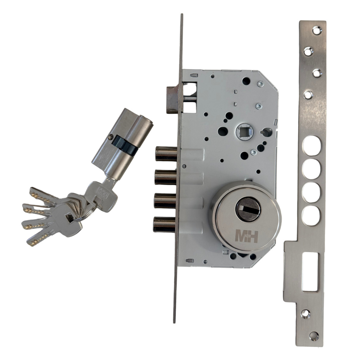 Cerradura entrada principal de alta seguridad  60 mm llave llave