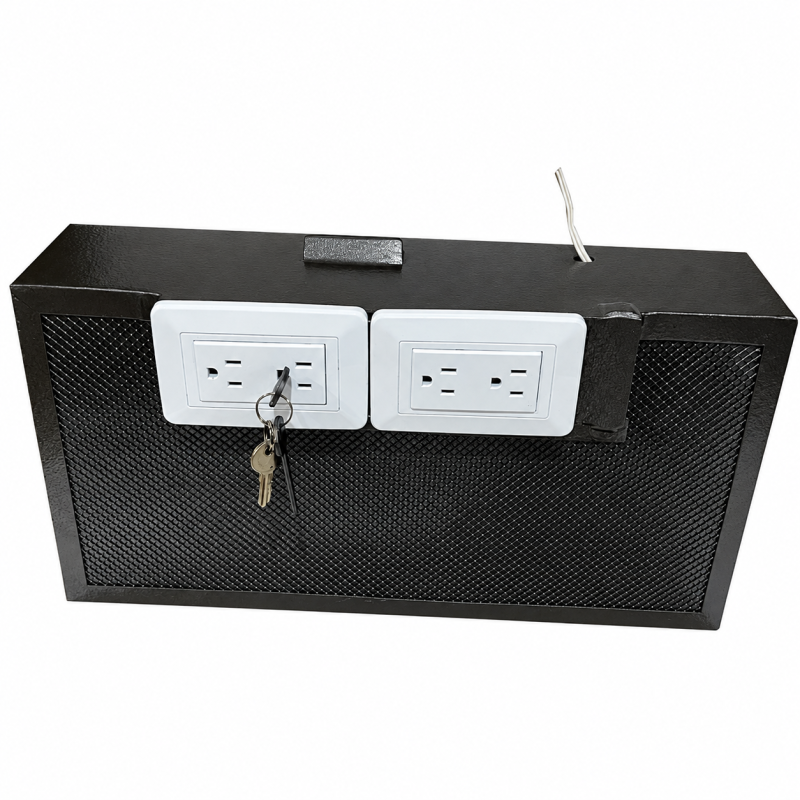 Caja fuerte secreta tomacorriente