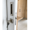 Cerradura puerta corrediza con cilindro de alta seguridad