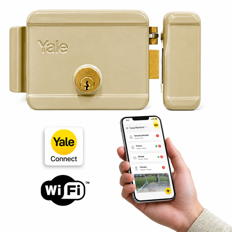 Kit Yale Connect Cerradura Eléctrica Derecha
