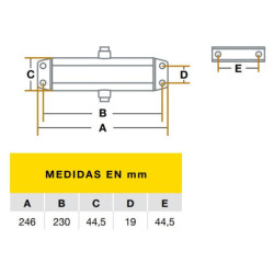 Cierrapuertas 150 kilos Yale 3005 plata