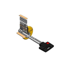 Cerradura Mul-T-Lock 265 con manijas SH300 y cilindro