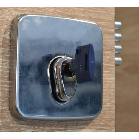 Cerradura Mul-T-Lock 250 escudo máxima seguridad, cilindro y kit de cierre
