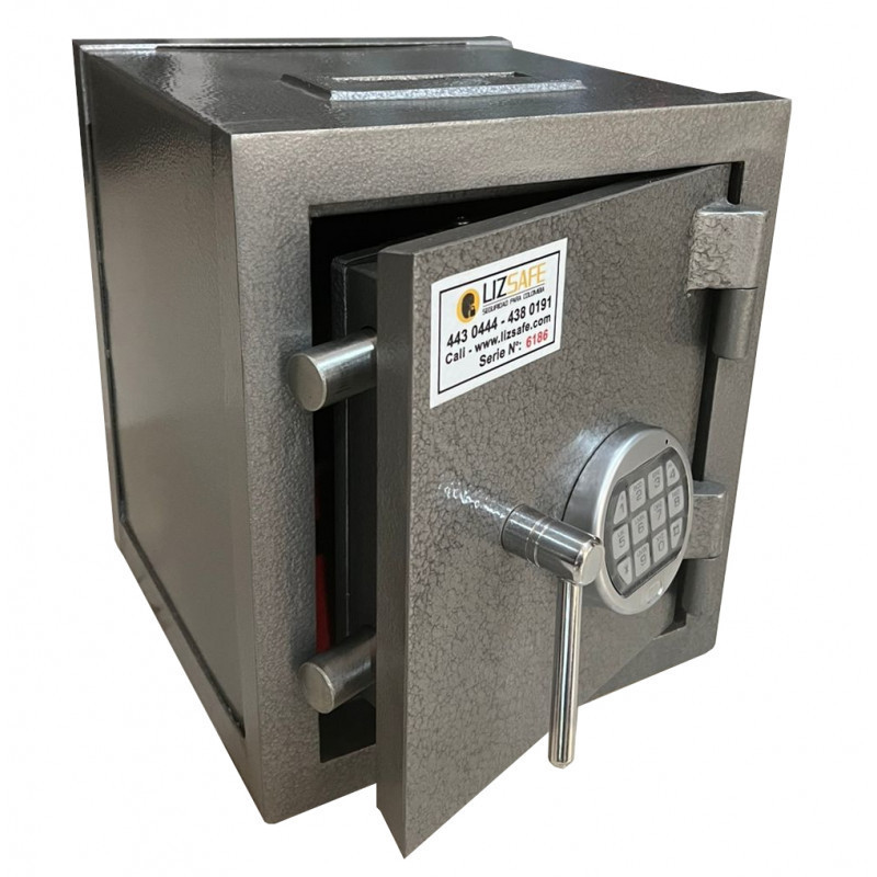 Caja fuerte blindada digital pequeña con buzón consignatario Caja fuerte blindada digital pequeña con buzón consignatario