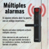Cerradura biométrica inteligente PREMIUM + TUYA + Cerrojo adicional