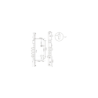 Cerradura entrada principal de alta seguridad negra 60mm llave llave